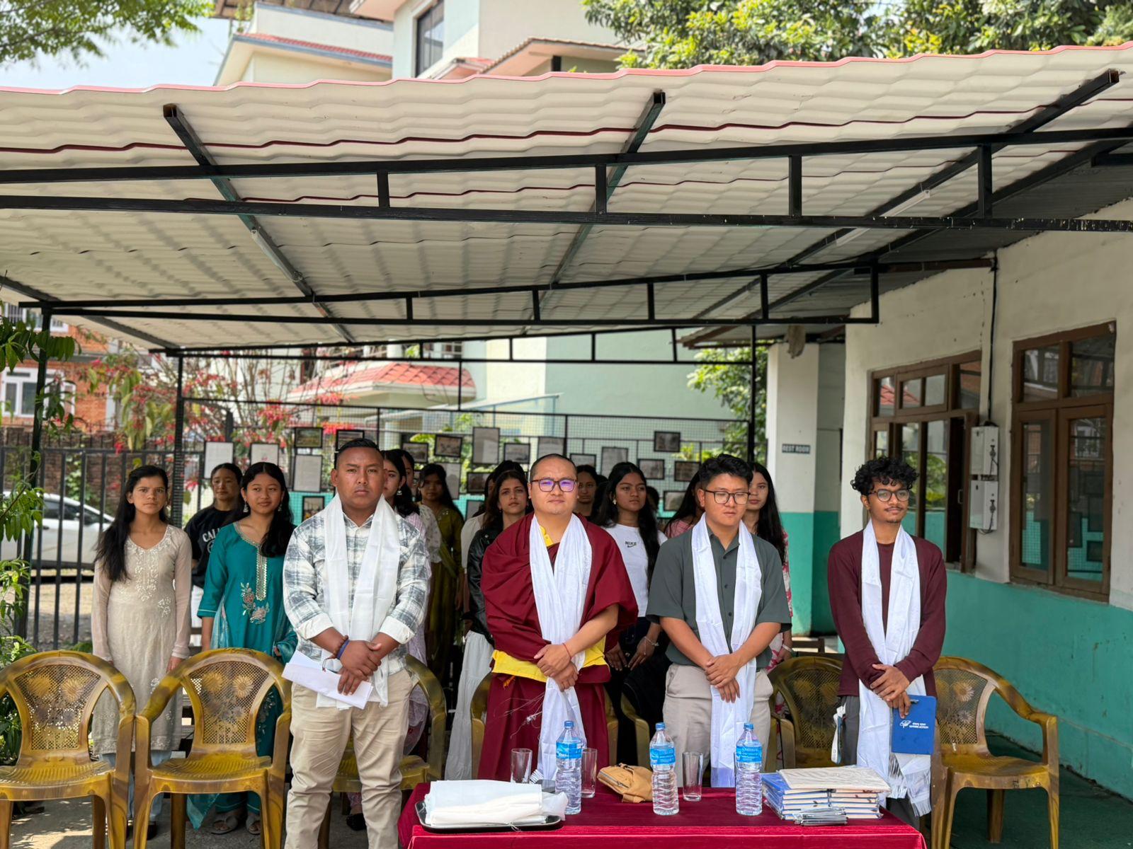 Group of girls at program